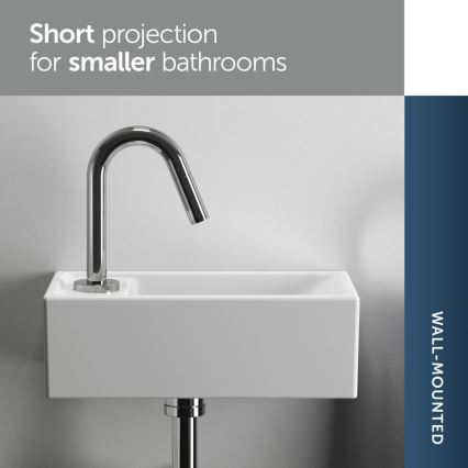 Ideal Standard E211301 - Lavabo suspendido I.LIFE S 37x21 cm cerámica/blanco