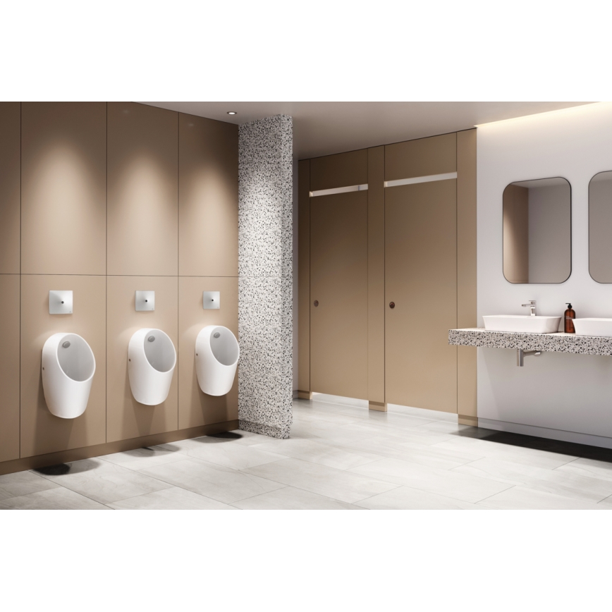 Ideal Standard E253701 - Urinario I.LIFE, conexión trasera y desagüe trasero, cerámica/blanco