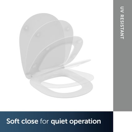 Ideal Standard E772401 - Asiento de inodoro SoftClose CONNECT blanco