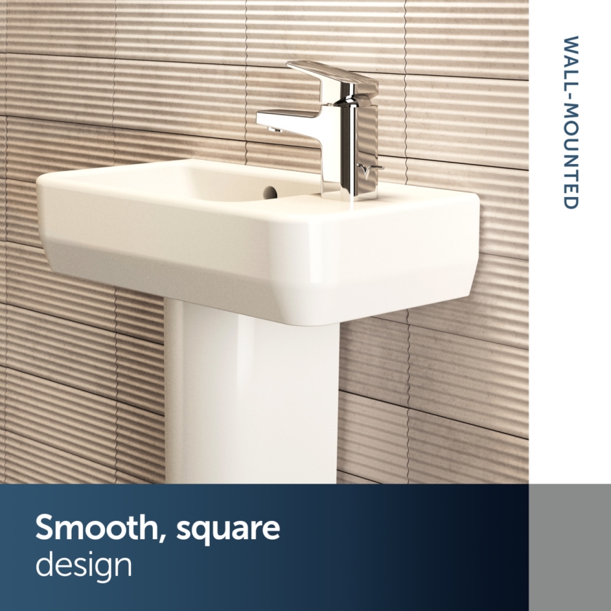 Ideal Standard T458601 - Lavabo suspendido I.LIFE S 45 x 25 cm cerámica/blanco