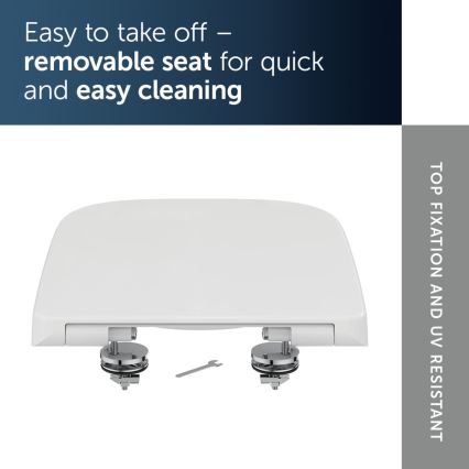 Ideal Standard T468301 - Asiento para inodoro SoftClose I.LIFE B blanco