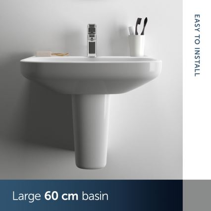 Ideal Standard T470501 - Lavabo suspendido I.LIFE A 60x48 cm cerámica/blanco