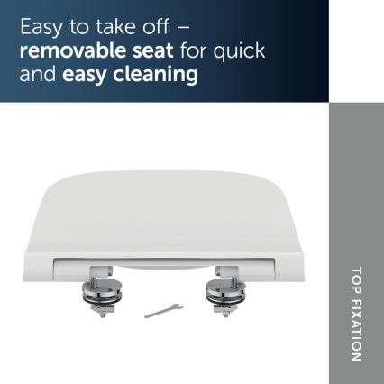 Ideal Standard T500301 - Asiento de inodoro SoftClose I.LIFE B blanco