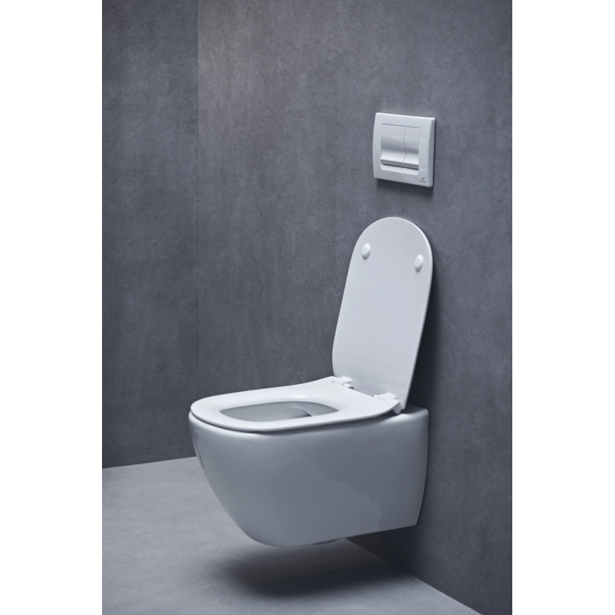 Ideal Standard T552201 - Asiento de inodoro SoftClose TESI blanco