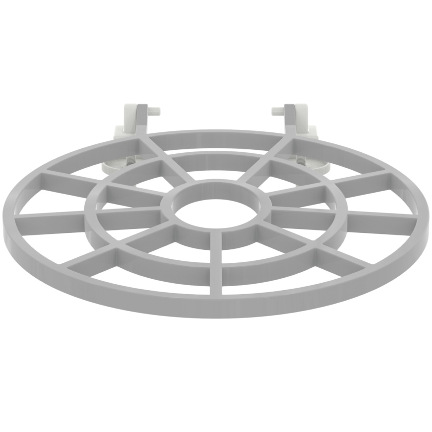 Ideal Standard VV612000 - Rejilla de plástico para lavadero 34x40,2 cm, gris