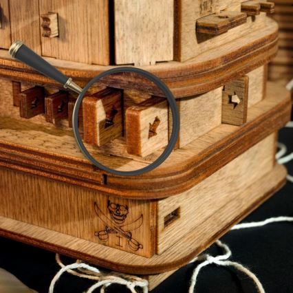 iDventure - Puzzle de madera Caja de Davy Jones