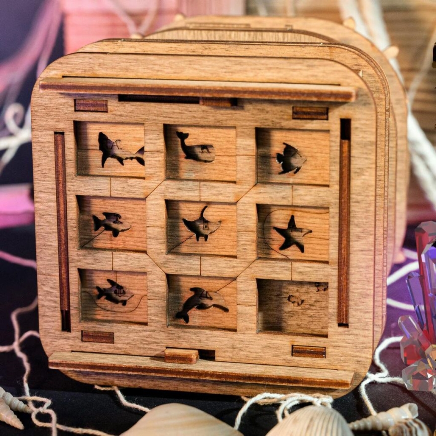 iDventure - Puzzle de madera Caja de Davy Jones