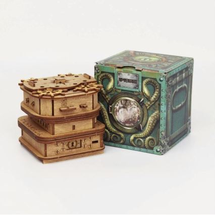 iDventure - Puzzle de madera Caja de Davy Jones