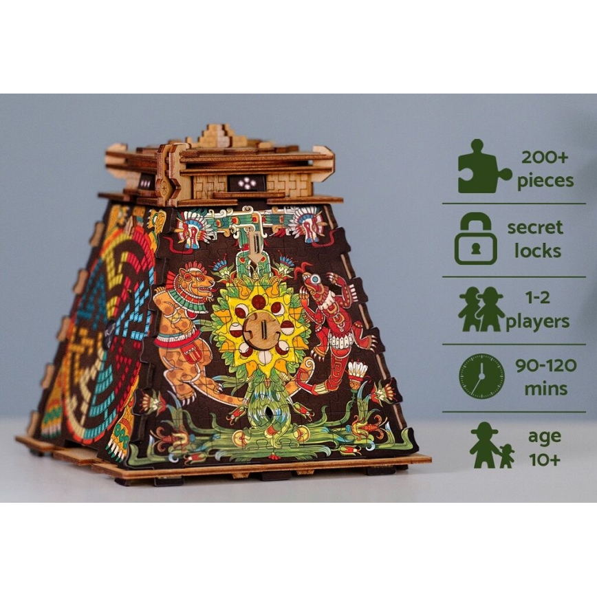 iDventure - Puzzle de madera Pirámide del Sol