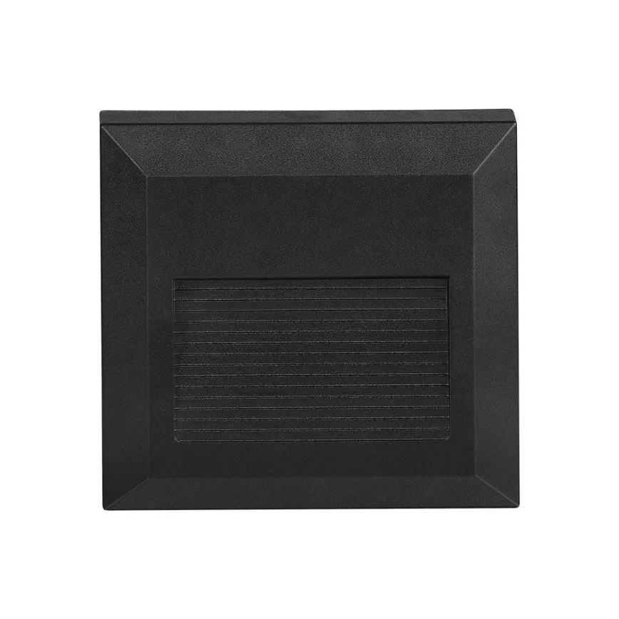 Iluminación de escalera LED exterior LED/2W/230V IP65 3000K negro