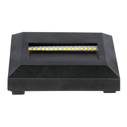 Iluminación de escalera LED exterior LED/2W/230V IP65 3000K negro
