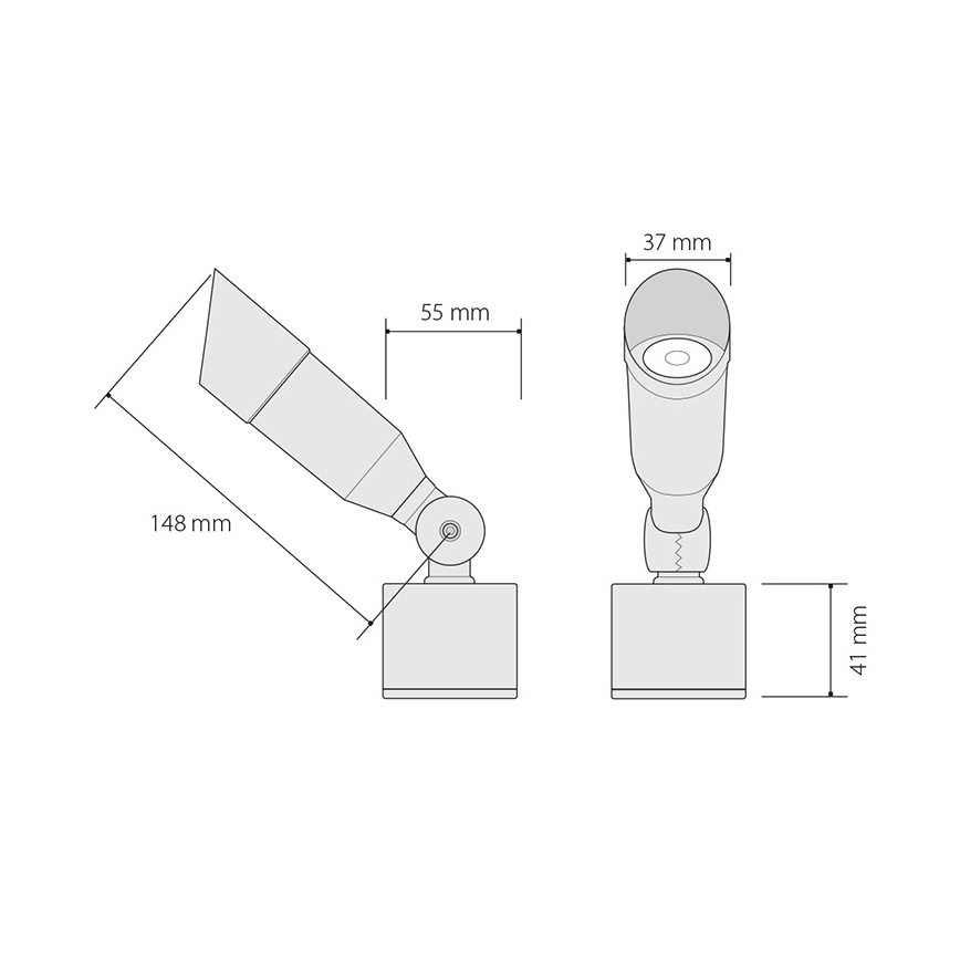 Iluminación exterior LED OKO 1xLED/1W/350mA IP54