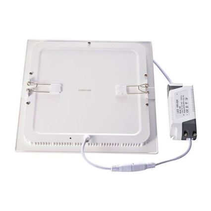 Iluminación LED empotrada de techo LED/18W/230V 6000K