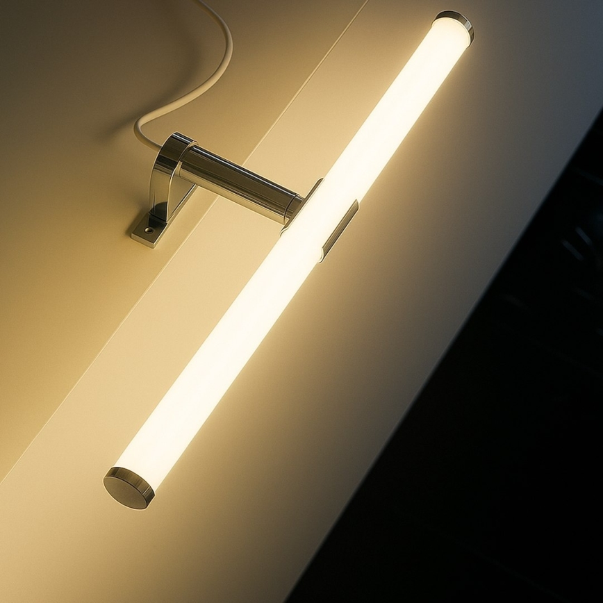 Iluminación LED para espejo de baño APA LED/6W/230V 40 cm IP44 cromo brillante