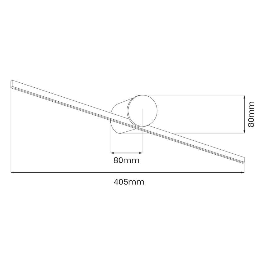 Iluminación LED para espejo de baño ARTIST LED/6W/230V 40 cm IP44 blanco