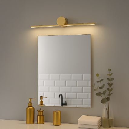 Iluminación LED para espejo de baño ARTIST LED/6W/230V 40 cm IP44 dorada