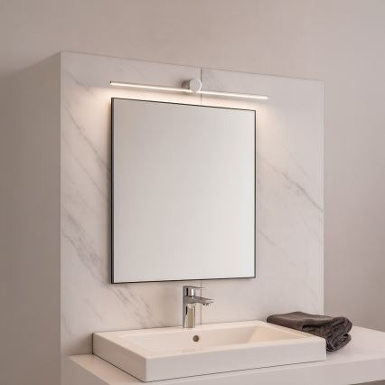 Iluminación LED para espejo de baño ARTIST LED/9W/230V 60 cm IP44 cromo brillante
