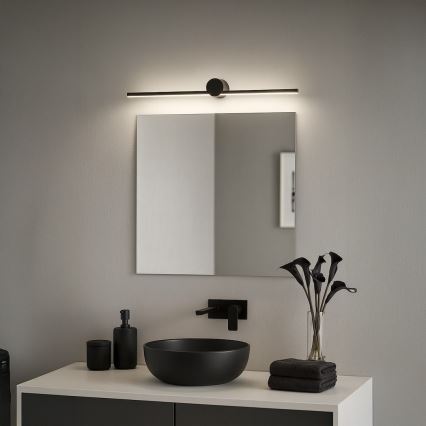 Iluminación LED para espejo de baño ARTIST LED/9W/230V 60 cm IP44 negro