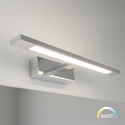 Iluminación LED para espejo de baño KLIMT LED/8W/230V 3000/4000/6000K 40 cm IP44 cromo pulido