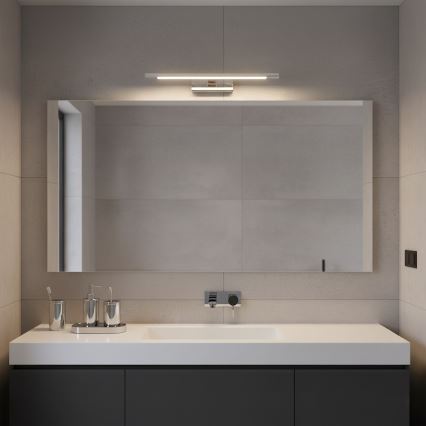 Iluminación LED para espejo de baño KLIMT LED/8W/230V 3000/4000/6000K 40 cm IP44 cromo pulido