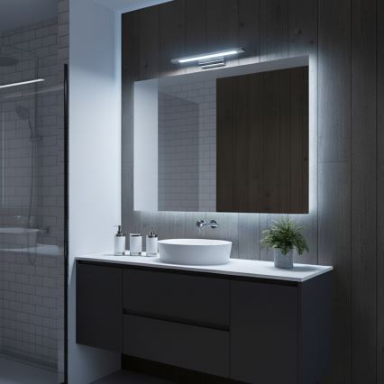 Iluminación LED para espejo de baño KLIMT LED/8W/230V 3000/4000/6000K 40 cm IP44 cromo pulido
