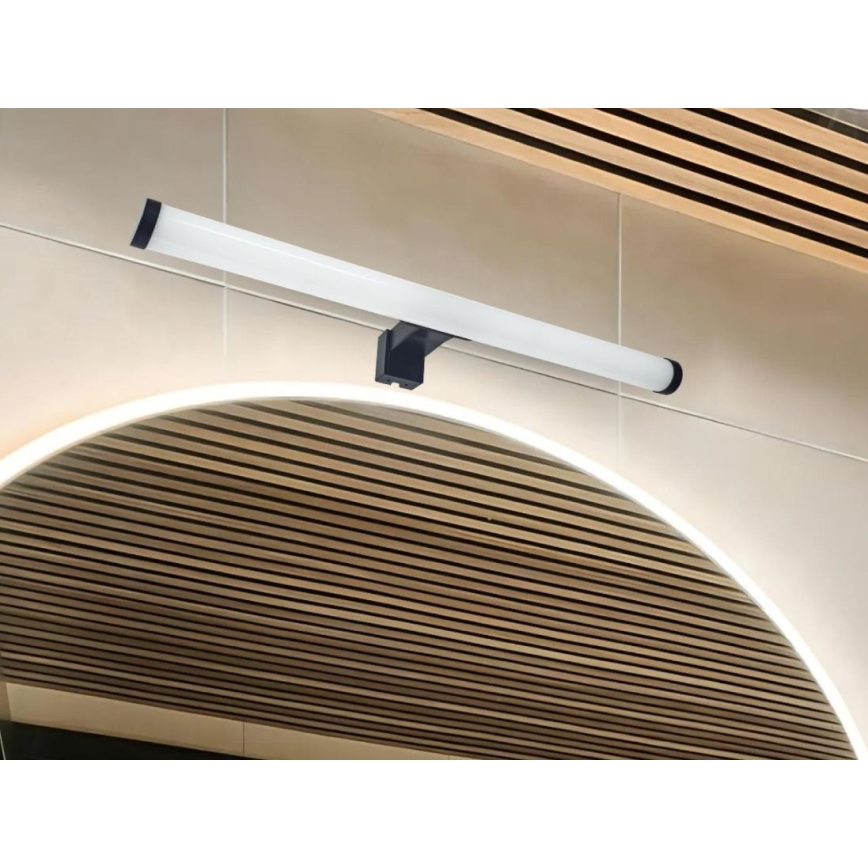 Iluminación LED para espejo de baño LED/10W/230V 45 cm IP44 negro