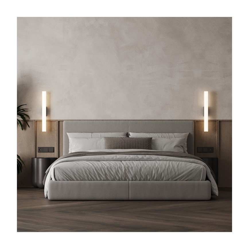 Luz LED para espejo de baño LINEA LED/12W/230V 3000/4000/6000K IP44 61 cm cromo mate