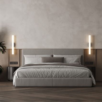 Iluminación LED para espejo de baño LINEA LED/8W/230V 3000/4000/6000K IP44 45 cm negra