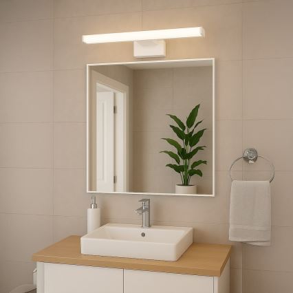 Iluminación LED para espejo de baño MIRORE LED/10W/230V 60 cm IP44 blanca