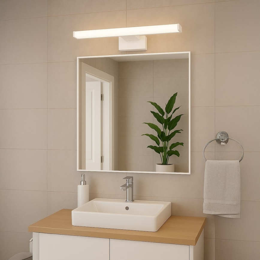Iluminación LED para espejo de baño MIRORE LED/10W/230V 60 cm IP44 blanca