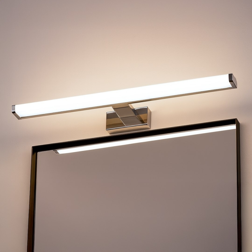 Iluminación LED para espejo de baño MIRORE LED/10W/230V 60 cm IP44 cromo brillante