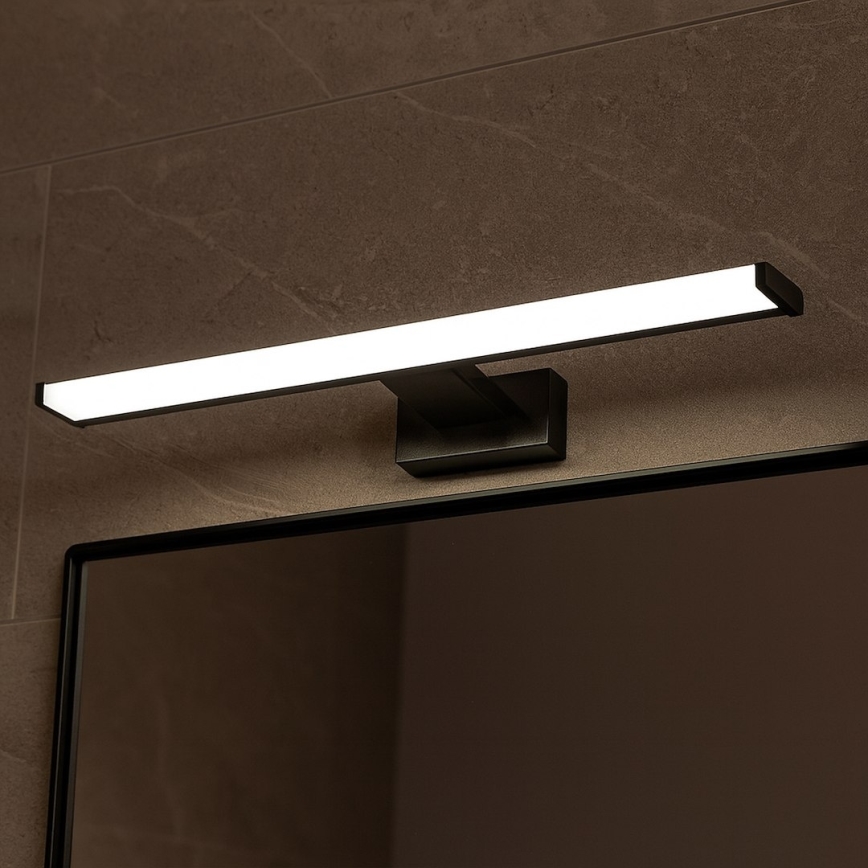 Iluminación LED para espejo de baño MIRORE LED/10W/230V 60 cm IP44 negro