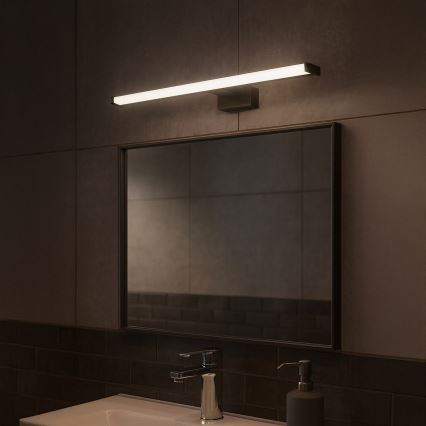 Iluminación LED para espejo de baño MIRORE LED/10W/230V 60 cm IP44 negro