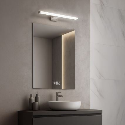 Iluminación LED para espejo de baño MIRORE LED/8W/230V 40 cm IP44 cromo brillante