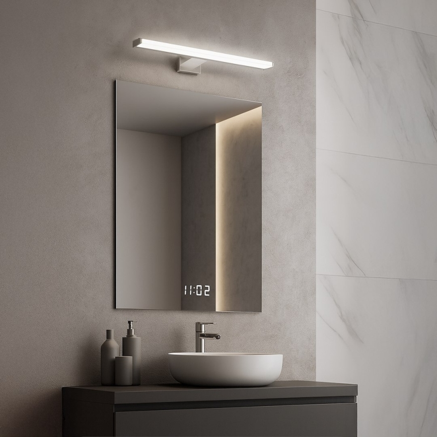 Iluminación LED para espejo de baño MIRORE LED/8W/230V 40 cm IP44 cromo brillante