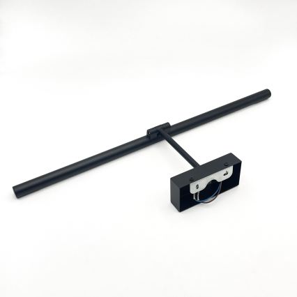 Iluminación LED para espejo de baño MIRROR LED/8W/230V 4000K IP44 60 cm negra