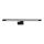 Iluminación LED para espejo de baño SHINE LED/12W/230V 60 cm IP44 negra