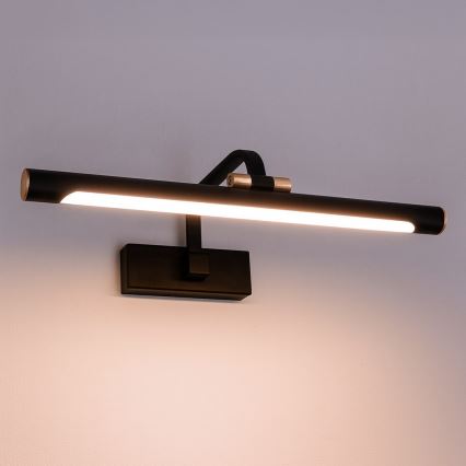 Iluminación LED para espejo de baño VINCI LED/12W/230V 40 cm IP44 negra