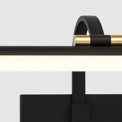 Iluminación LED para espejo de baño VINCI LED/12W/230V 40 cm IP44 negra