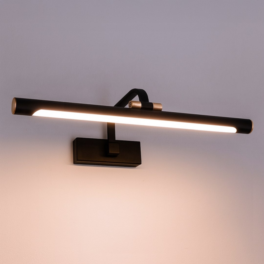 Iluminación LED para espejo de baño VINCI LED/15W/230V 60 cm IP44 negra