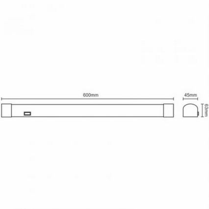 Iluminación LED para espejos de baño LED/15W/230V 4000K IP44