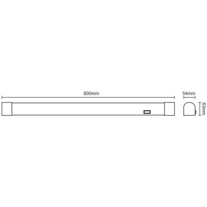 Iluminación LED para espejos de baño LED/15W/230V 4000K IP44