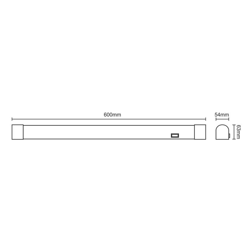 Iluminación LED para espejos de baño LED/15W/230V 4000K IP44