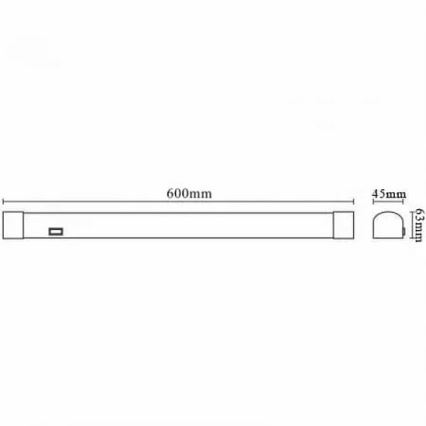 Iluminación LED para espejos de baño LED/15W/230V 4000K IP44