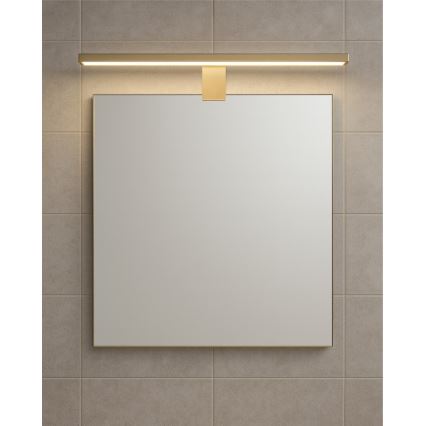 Iluminación LED para espejos de baño LED/8W/230V 4000K 50 cm IP44 dorado mate