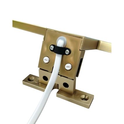 Iluminación LED para espejos de baño LED/8W/230V 4000K 50 cm IP44 dorado mate