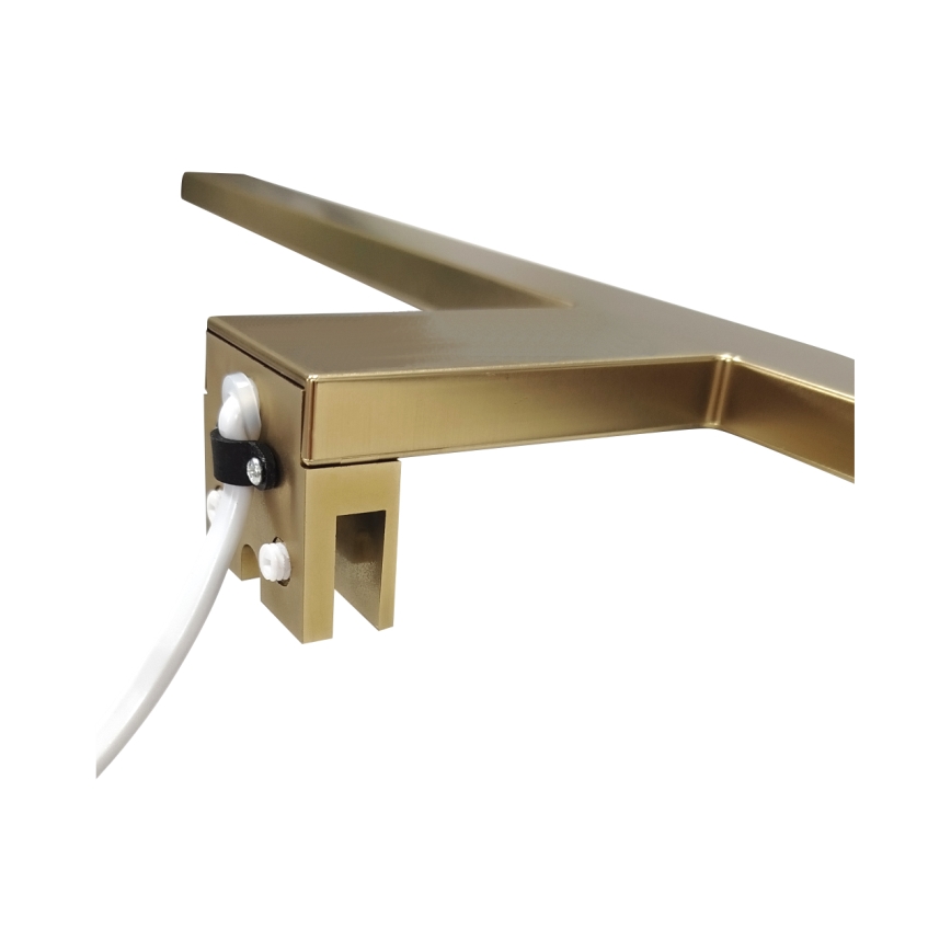 Iluminación LED para espejos de baño LED/8W/230V 4000K 50 cm IP44 dorado mate