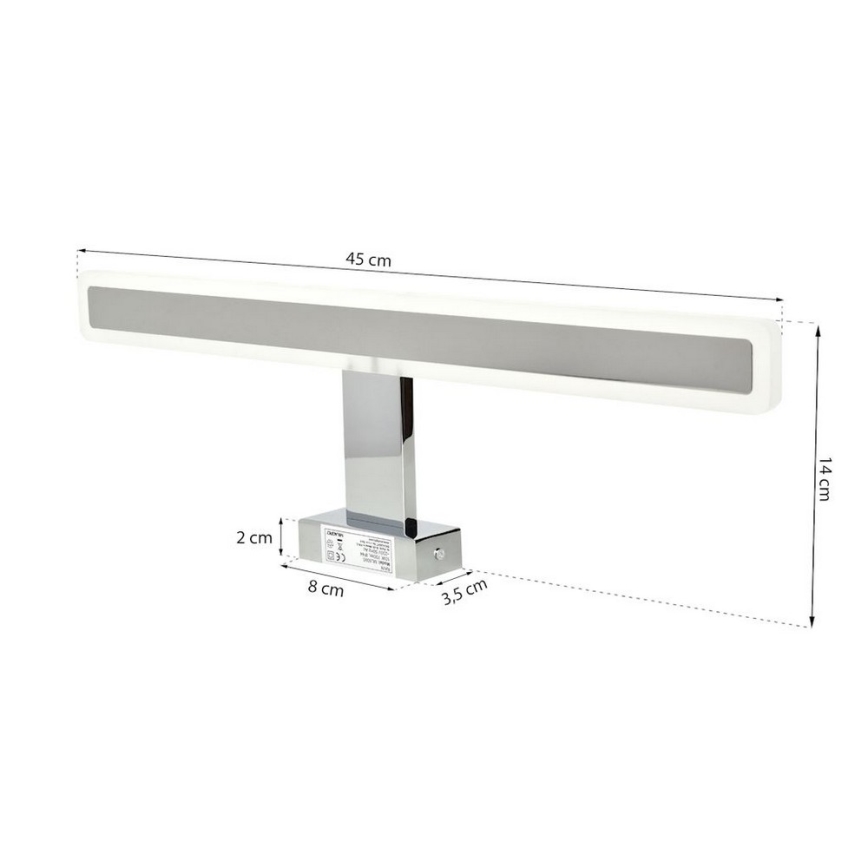 Iluminación LED para espejos de baño RAIN LED/10W/230V IP44