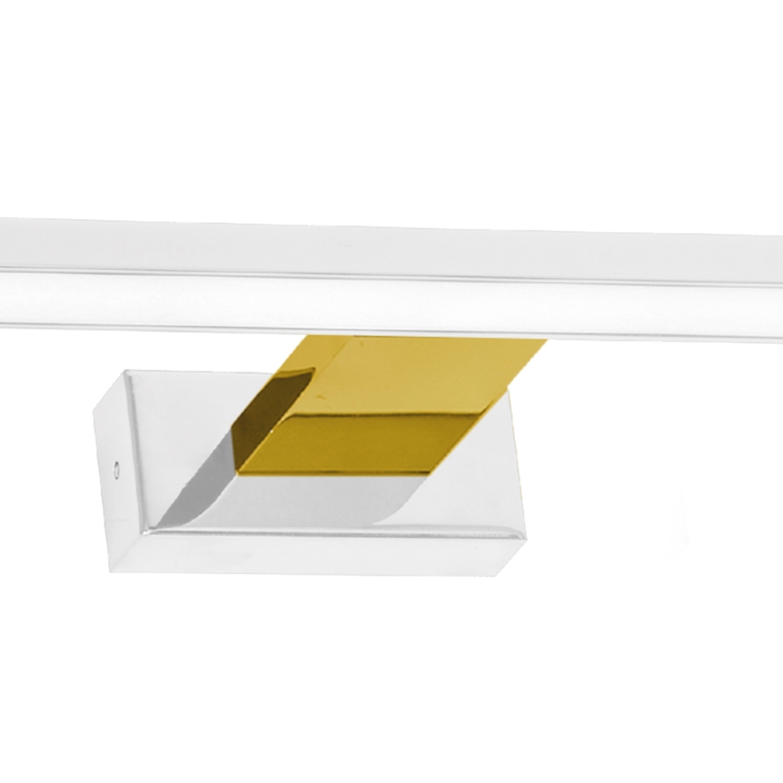 Iluminación LED para espejos de baño SHINE LED/13,8W/230V IP44 blanco/dorado