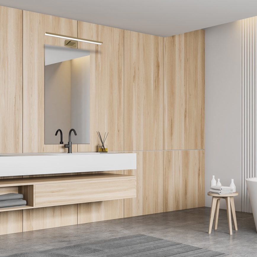 Iluminación LED para espejos de baño SHINE LED/13,8W/230V IP44 latón